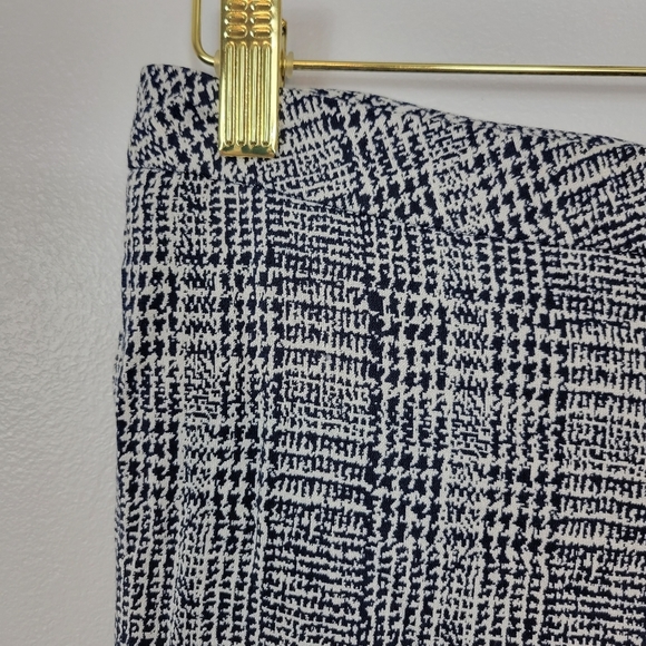 38 Escada Work Pants Blue White Patterned - Picture 2 of 8